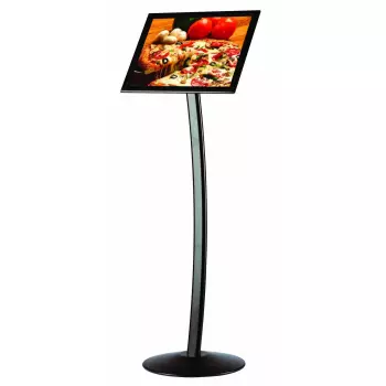 Zakrzywiony czarny Menuboard A4